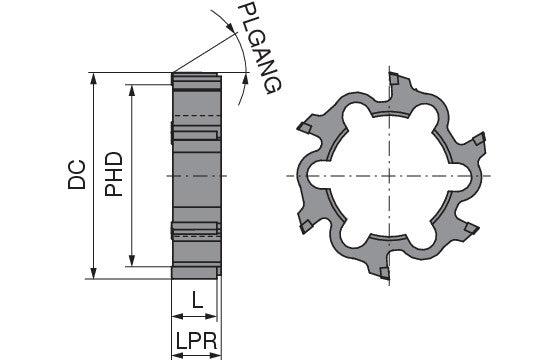 Ceratizit D085.6000M H7 ASG3000 CoreLine - Cutting Ring 4082100006 (0765614)