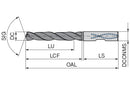 Ceratizit WTX-UNI.20,00.R.5D.IK.HB DPX74S High Performance Drill, DIN 6537 1178720000 (0664478)