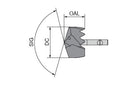 Ceratizit WTX-CHANGE-UNI.19,80.R.DPX74S Drilling Head For Exchangeable Drills 1091919800 (0732522)