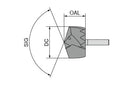 Ceratizit WTX-CHANGE-FEED.19,30.R.TI750 Drilling Head For Exchangeable Drills 10925193 (0733335)