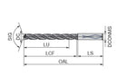 Ceratizit WTX-FEED-UNI.7,5.R.12D.IK.HA DPX74S High Feed Drill, Factory Standard 1079607500 (0663820)