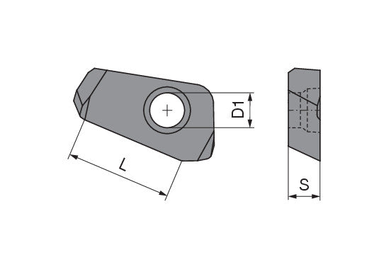 Ceratizit INSERT XOHX 1504-33,0 BK2715 CoreLine Carbide Drilling indexable 6261574003 (0756486)