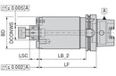 Ceratizit ISO12164-A100.QA.40.160.F Shell Mill Adapter 8274544055 (0736123)
