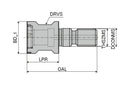 Ceratizit EL20-A-G20-A CoreLine Screw-in adapter, Type MultiLock 8405202000 (0722379)