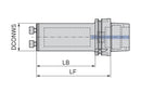 Ceratizit WK40.ISO12164-3.HSK-T63.GH-S.40.225 8419504037 (0735539)