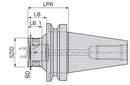 Ceratizit ABS50 BT401500 AD/B Ecc.Adj.Device JIS HyPower - Eccentric Adjuster - 8420504097 (0753471)