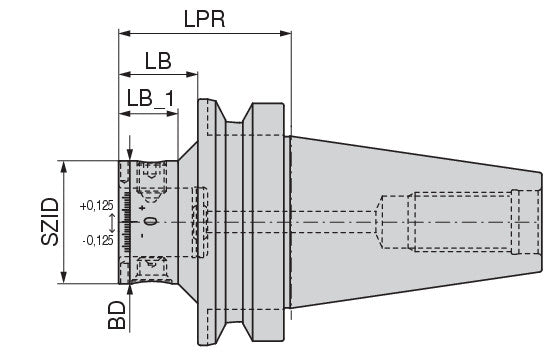 Ceratizit ABS50 BT501500 AD/B Ecc.Adj.Device JIS Eccentric Adjuster With Connection 8420505097 (0753472)