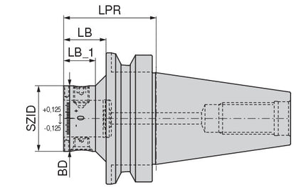 Ceratizit ABS63 BT401500 AD/B ECC.ADJ.DEVICE JIS HyPower - Eccentric Adjuster - 8420504096 (0755924)
