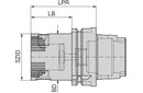 Ceratizit ADAPTOR HSK-A63-ABS63-TSD HyPower Torsional Vibration Damper 8420606396 (0730459)