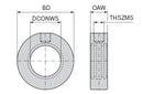 Ceratizit COOLANT RING KRD80 For Rotating Adapters 8424400900 (0756492)