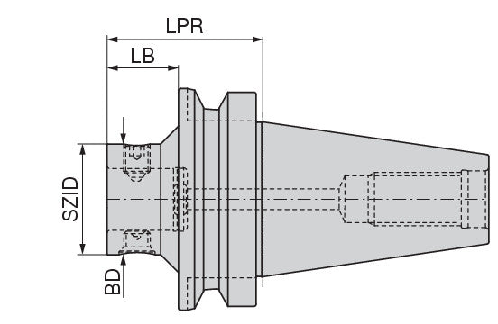 Ceratizit ISO7388-2-FC-AD50.GA.ABS50 Adapter With Connection BT-FC 8426405063 (0744838)