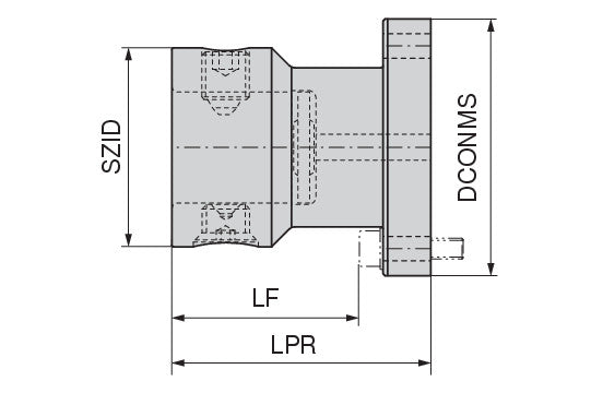 Ceratizit BUSHING ABS40 / DAH81 HyPower - Adapter - ABSDAH 8432740100 (0756098)