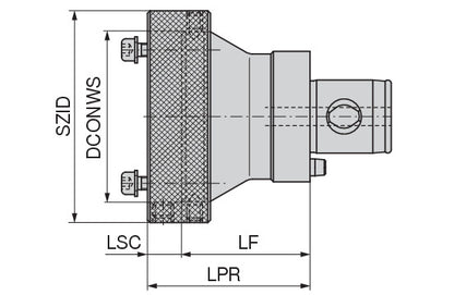 Ceratizit COMPENSATING HOLDER DAH81 ABS40 HyPower - Compensation - 8432908188 (0756090)