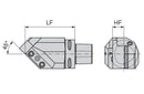 Ceratizit ISO26623-1.63.VKA.45°.R.20/25.DC PSC Square Shank Holder With DirectCooling 8461602593 (0744849)