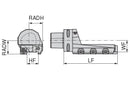 Ceratizit ISO26623-1.63.KH.00.L.32.DC MonoClamp PSC Parting Blade Holder GX/LX/FX/SX With DirectCooling 8461733293 (0744863)