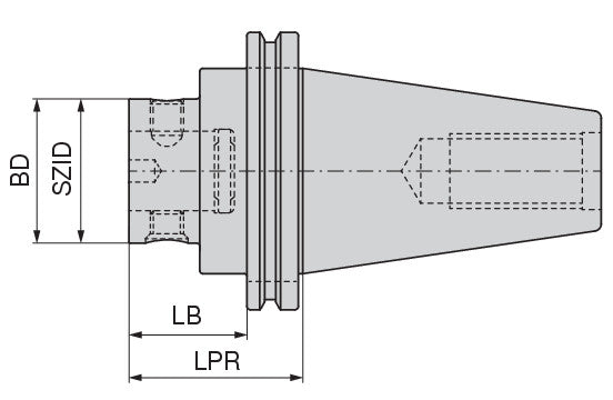 Ceratizit ABS 50 CAT 50 MS Adapter With Connection 8700202853 (0758717)