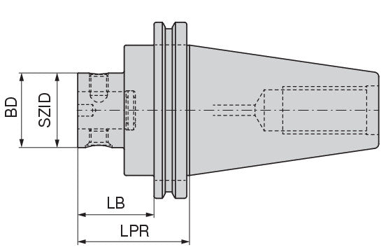 Ceratizit CAT.FC.AD50.GA.ABS63 Adapter With Connection - CAT-FC 8721313462 (0744887)