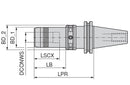 Ceratizit CAT.AD40.DAH.HD.0750 Compensation Holder HS 8732607552 (0744909)