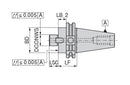 Ceratizit ISO7388-1.AD/B50.QA.32.50 Shell Mill Adapter 8040713278 (0744319)