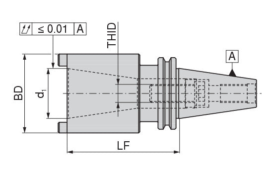 Ceratizit ISO7388-1.A.ZH.30.50 Milling Adapter Sleeve 8404013079 (0744832)