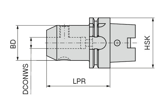 Ceratizit ISO12164.A.63.WE.16.120 Cylindrical Shank Adapter (Weldon) 8040021657 (0744138)