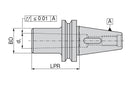Ceratizit ISO7388-2.AD30.KH.MK2.60 Taper Sleeve Adapter DIN6383 For DIN 228-2D Morse Taper Shanks 8274612070 (0744792)