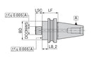 Ceratizit ISO7388-2.AD50.QA.40.60.88 Shell Mill Adapter 8274514068 (0744720)