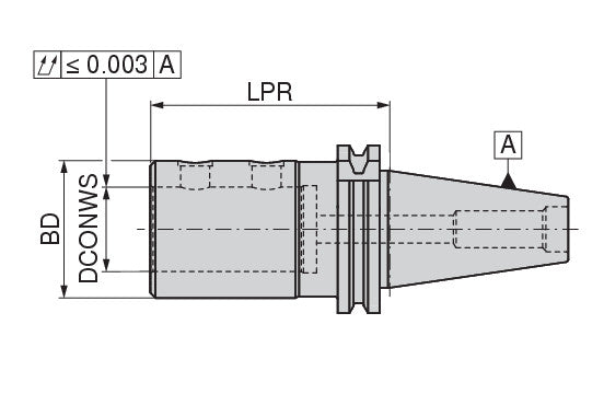 Ceratizit ISO7388-1.AD/B40.WBH.20.80 Indexable Insert Drill Adapter SK 8274812079 (0744818)