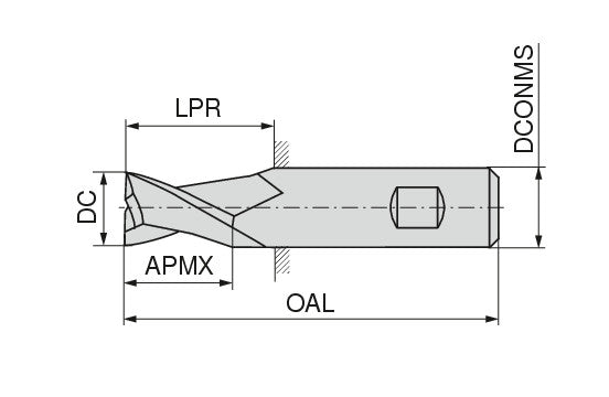 Ceratizit 3A0314-16000.0630.R03..HB.B270 End Mill 50614161 (0774765)