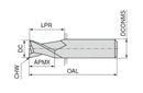 Ceratizit 3A0210-04500.0140.R02.A00100.HA.B270 End Mill 50593045 (0774014)