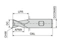 Ceratizit 3A0322-06700.0100.R03.A00100.HB.B270 CoreLine Mini Milling Cutter N 5060806700 (0774908)