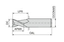 Ceratizit 3A0322-01800.0030.R03..HA.B270 CoreLine Mini Milling Cutter N 5066431800 (0774875)