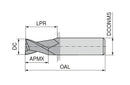 Ceratizit 3A0322-01800.0030.R03..HA.B550 CoreLine Mini Milling Cutter N 5069131800 (0774881)