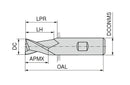 Ceratizit 3A0318-08000.0110.R03..HB.B270 Mini Milling Cutter 50598080 (0774823)