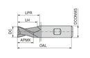 Ceratizit 3A0318-06000.0080.R03..HB.B360 Mini Milling Cutter 50599060 (0774816)