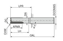 Ceratizit WN.SA.3,0.Z2.HA.K11_PKD PCD End Mill 5001003100 (0731780)