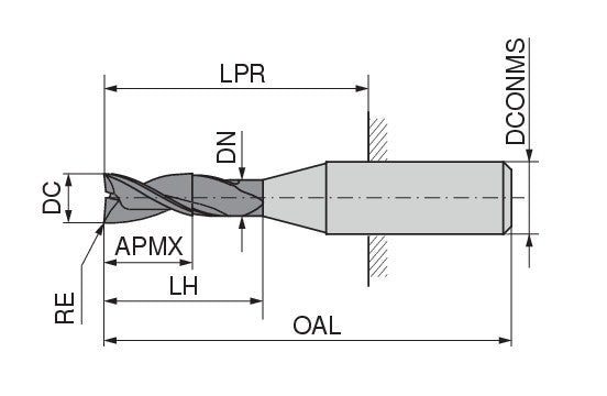 Ceratizit 3A0288-04000.0030.R02.R00300.HA.B360 Torus Cutter W0288040A40 (0730831)