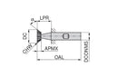 Ceratizit H.WF.A.70°.20,0.Z10.HB Single Angle miling Cutters HSS-E Co 5 50245220 (0769243)