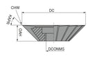 Ceratizit N.WSF.45°.50X13.Z16 Shell Type Single Angle Milling Cutter HSS 50362145 (0769405)