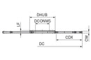 Ceratizit ASLOT.125.R.10.22.DC-SX2 CoreLine Side And Face Milling Cutter Slot-SX 5038512502 (0725958)