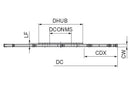Ceratizit ASLOT.160.R.12.32.DC-SX2 MaxiMill Slot-SX Slot Milling And Parting Off Cutter 5038716002 (0725960)
