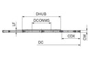 Ceratizit ASLOT.160.R.12.40.DC-SX2 CoreLine Side And Face Milling Cutter Slot-SX 5038816002 (0725846)