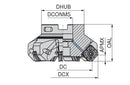 Ceratizit A271.160.R.12-17 MaxiMill 271-17 Face Mill 5076716000 (0751859)