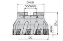 Ceratizit ASEC.40.R.05-12 MaxiMill Shell Mill 5079604005 (0765421)