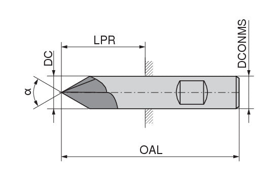 Ceratizit 3A0742-06000.0120.R04..HB.C95 NC deburring cutter W0742060341 (0728369)