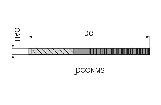 Ceratizit CS.DIN1837-A.15X0,25.Z64 Solid Carbide Circular Saw blades, fine-toothed, 1837A 54700103 (0762134)