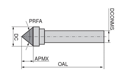 Ceratizit ^KSK-Z3.FS.6,0 CoreLine Deburring Cutters 50927606 (0770107)