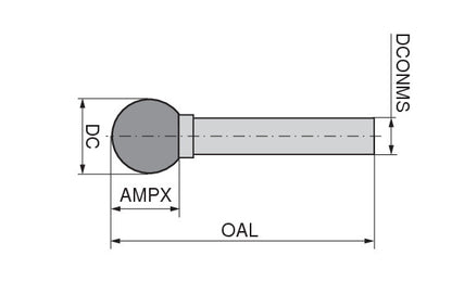 Ceratizit ^KUD-Z3.FS.6,0.40,4 CoreLine Deburring Cutters 50930306 (0770128)