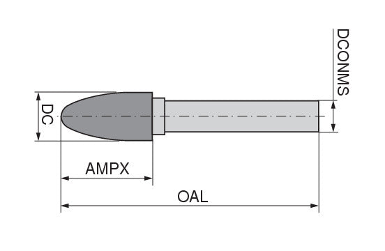 Ceratizit ^RBF-Z6.FS.10,0.65 CoreLine Deburring Cutters 50924710 (0770080)