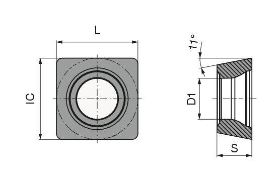 Ceratizit SPGW 050204EN CTPP235 CoreLine - Carbide Milling indexable Insert - 5107610400 (0743599)